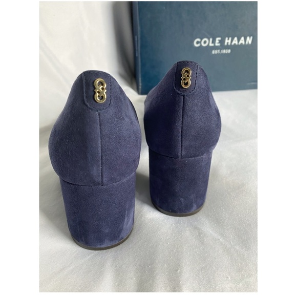 Cole Haan Grand.OS Claudine Suede Pump - Picture 2 of 4